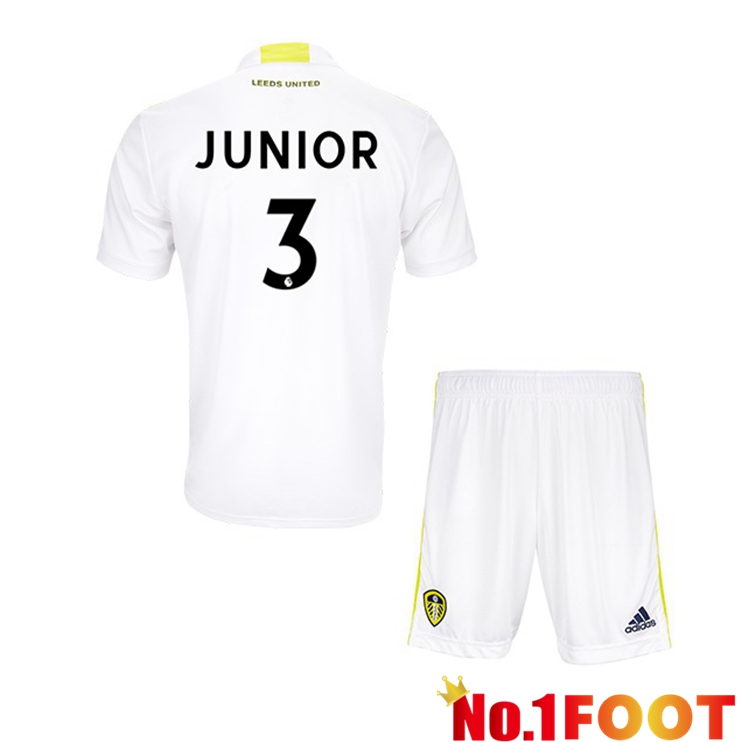 Leeds United (JUNIOR 3) Kids Home Jersey White 2021/22