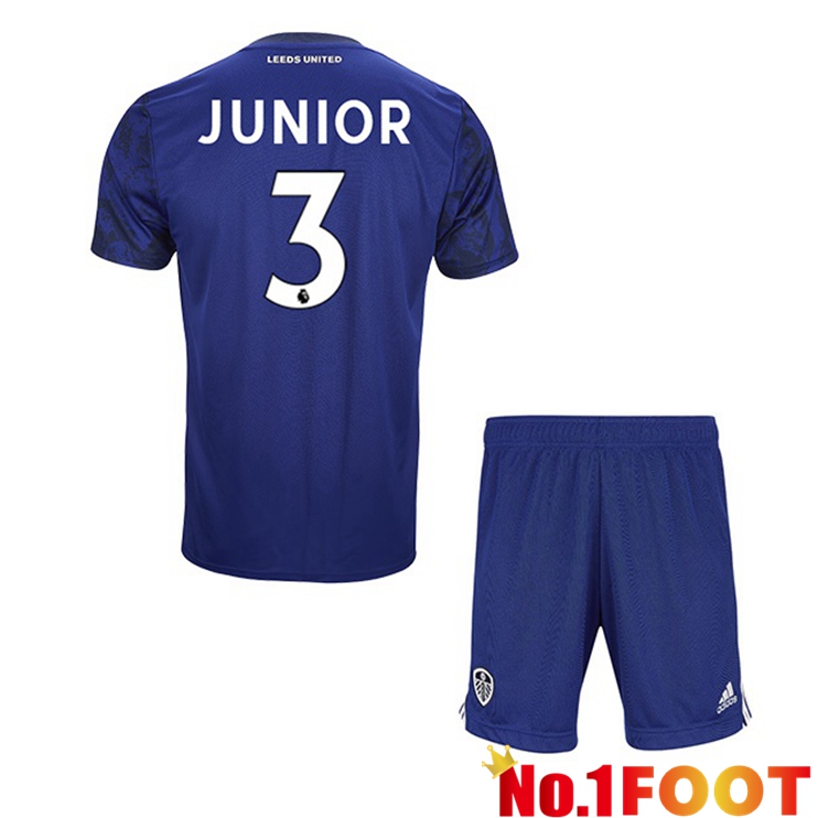 Leeds United (JUNIOR 3) Kids Away Jersey Blue 2021/22