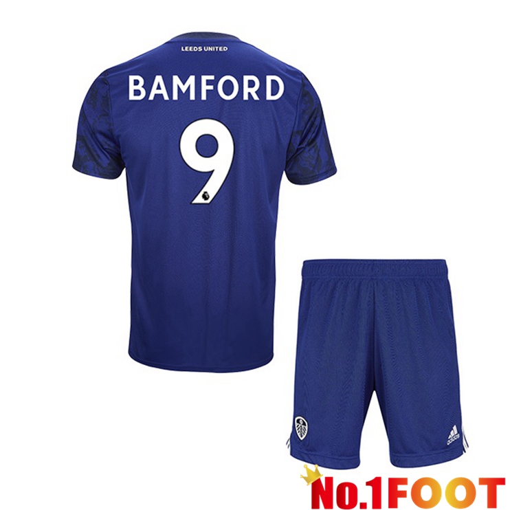 Leeds United (BAMFORD 9) Kids Away Jersey Blue 2021/22