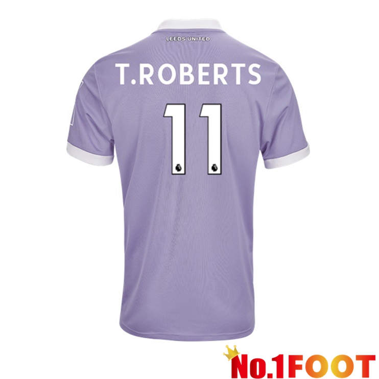 Leeds United (T.ROBERTS 11) Third Jersey Purple 2021/22