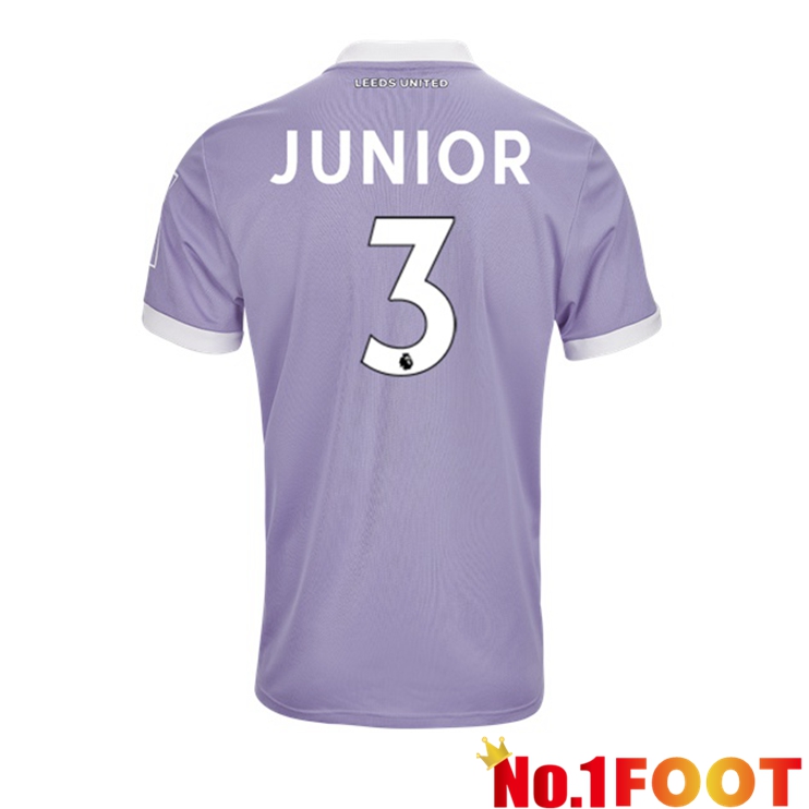 Leeds United (JUNIOR 3) Third Jersey Purple 2021/22