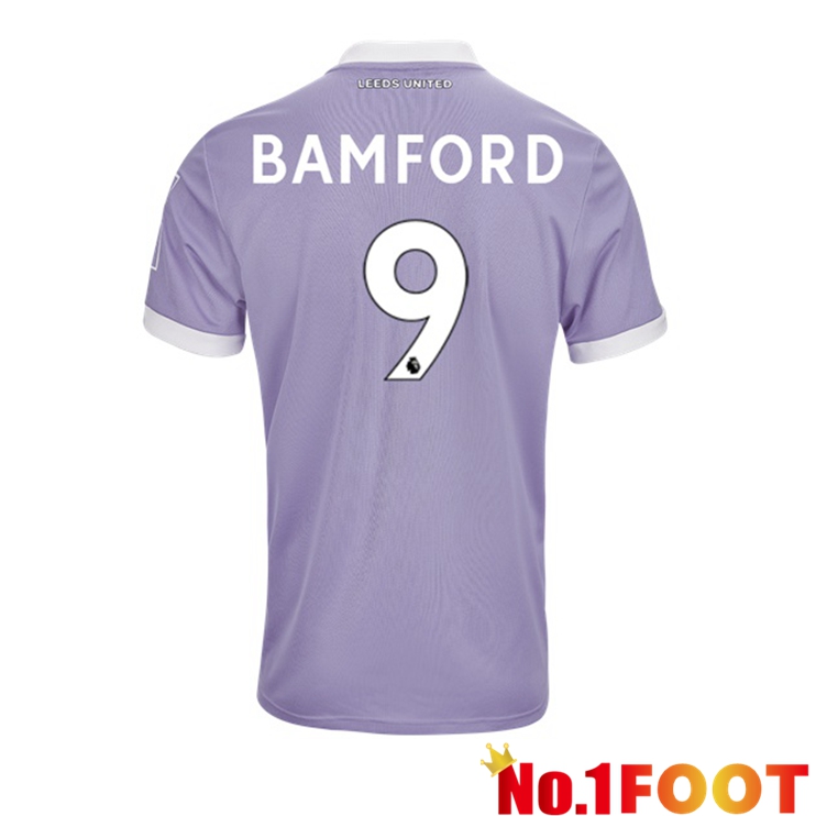 Leeds United (BAMFORD 9) Third Jersey Purple 2021/22