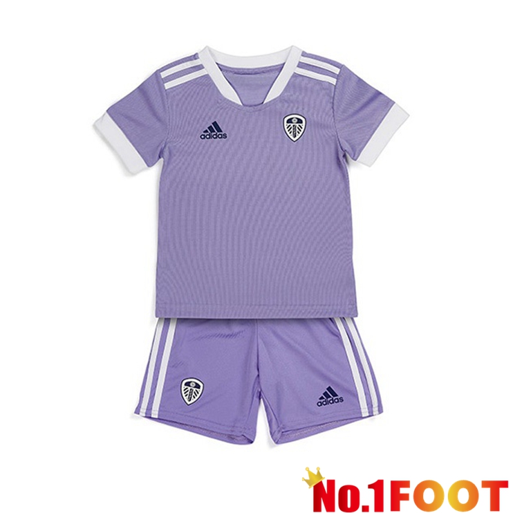 Leeds United Kids Third Jersey Purple 2021/22