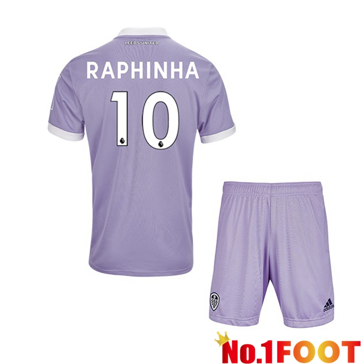 Leeds United (RAPHINHA 10) Kids Third Jersey Purple 2021/22