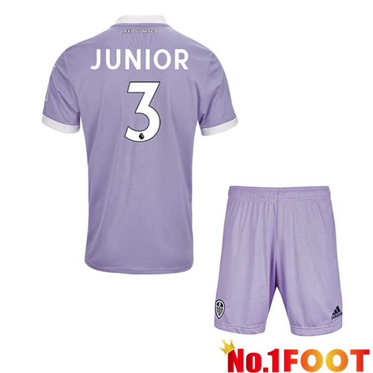 Leeds United (JUNIOR 3) Kids Third Jersey Purple 2021/22