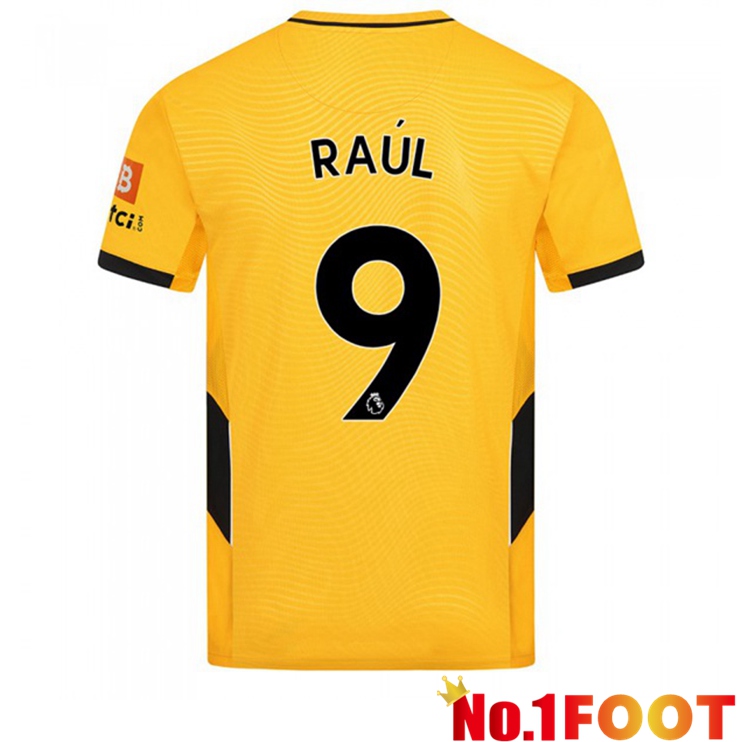 Wolverhampton (RAUL 9) Home Jersey Yellow 2021/22