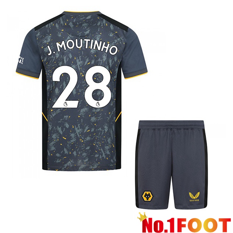 Wolverhampton (J. MOUTINHO 28) Kids Away Jersey Blue 2021/22