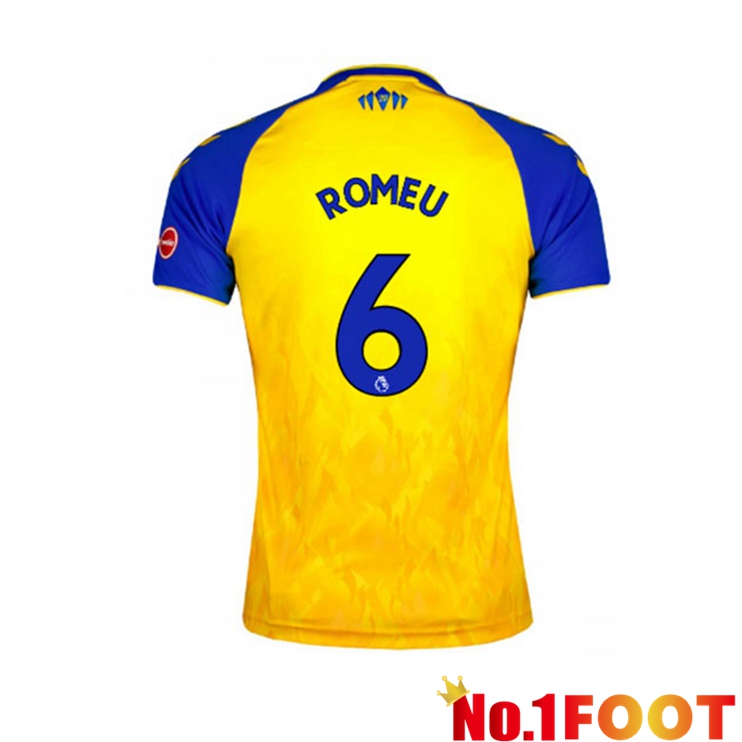 Southampton FC (ROMEU 6) Away Jersey Yellow 2021/22