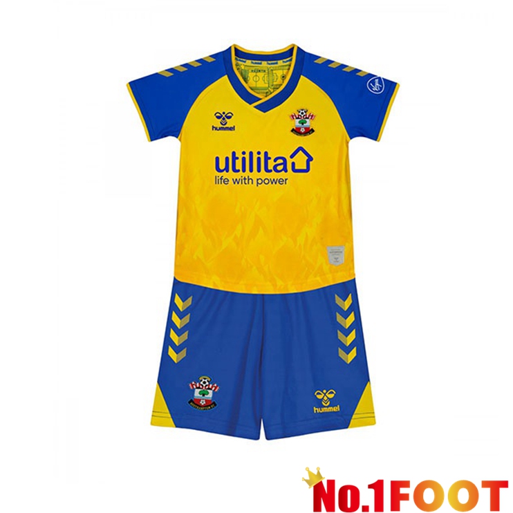 Southampton FC Kids Away Jersey Yellow 2021/22