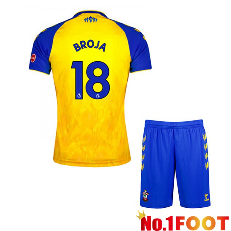 Southampton FC (BROJA 18) Kids Away Jersey Yellow 2021/22