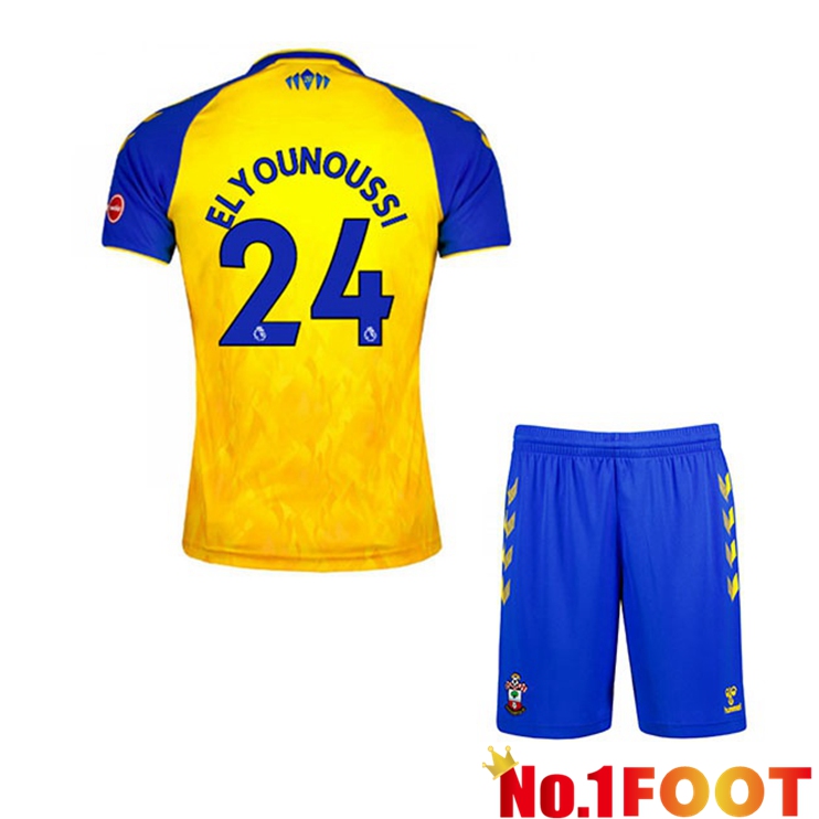 Southampton FC (ELYOUNOUSSI 24) Kids Away Jersey Yellow 2021/22