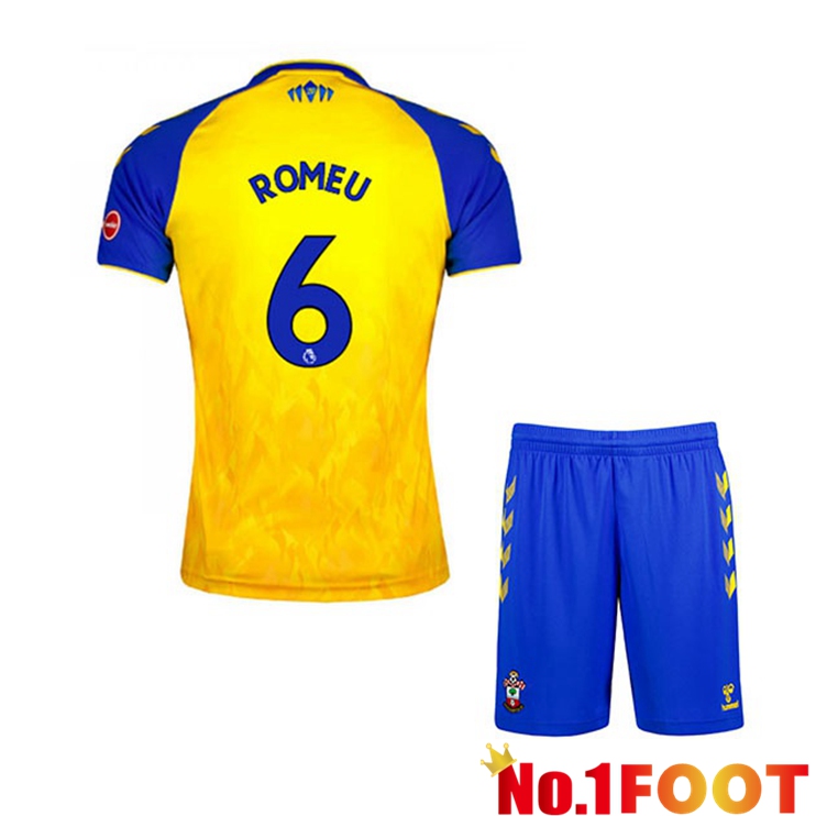 Southampton FC (ROMEU 6) Kids Away Jersey Yellow 2021/22