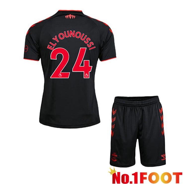 Southampton FC (ELYOUNOUSSI 24) Kids Third Jersey Black 2021/22