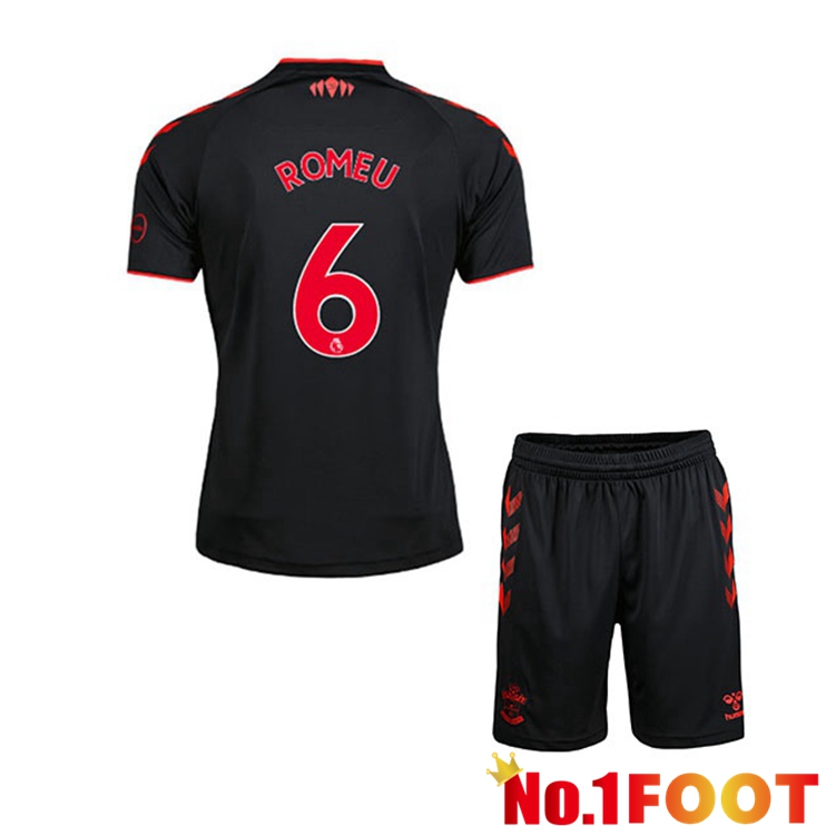 Southampton FC (ROMEU 6) Kids Third Jersey Black 2021/22