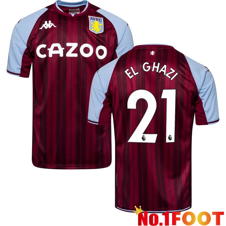 Aston Villa (EL GHAZI 21) Home Jersey 2021/2022