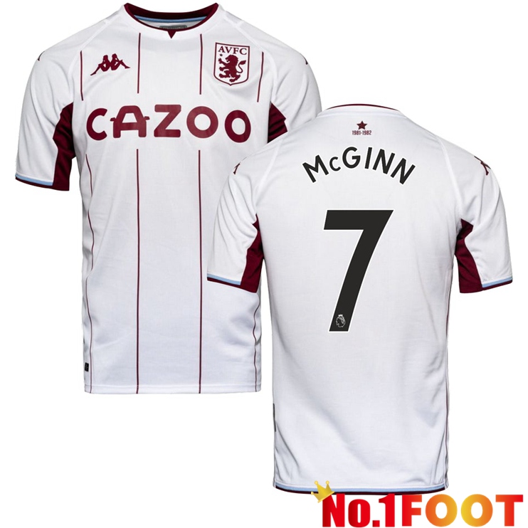 Aston Villa (McGINN 7) Away Jersey White 2021/2022