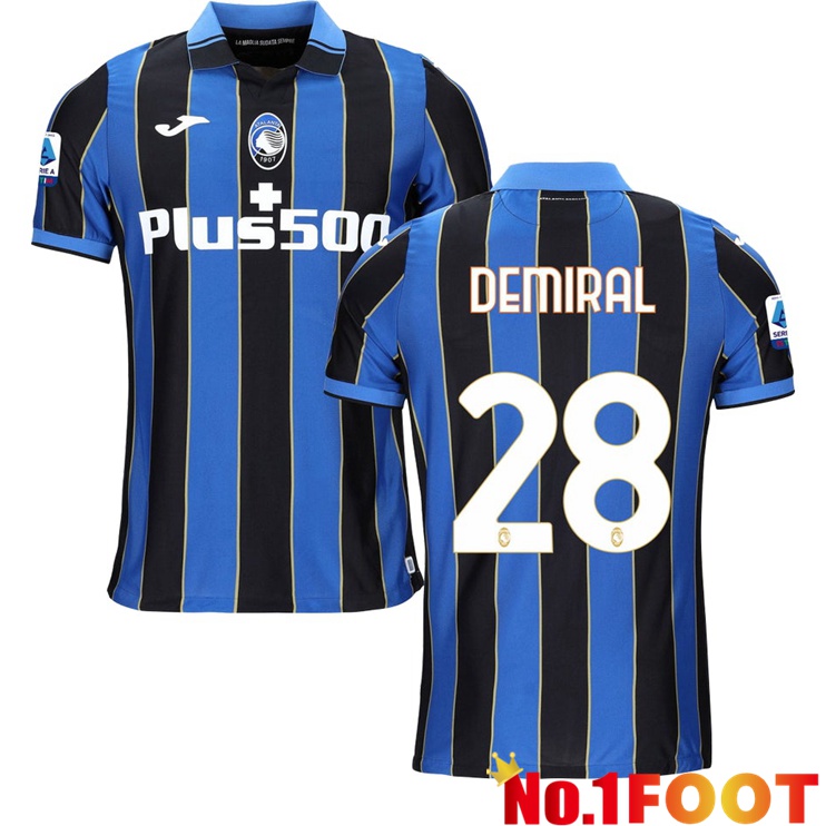 Atalanta（DEMIRAL 28）Home Jersey Blue/Black 2021/2022