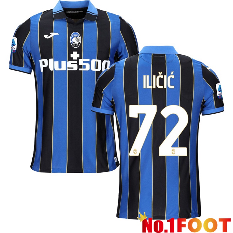 Atalanta（ILICIC 72）Home Jersey Blue/Black 2021/2022