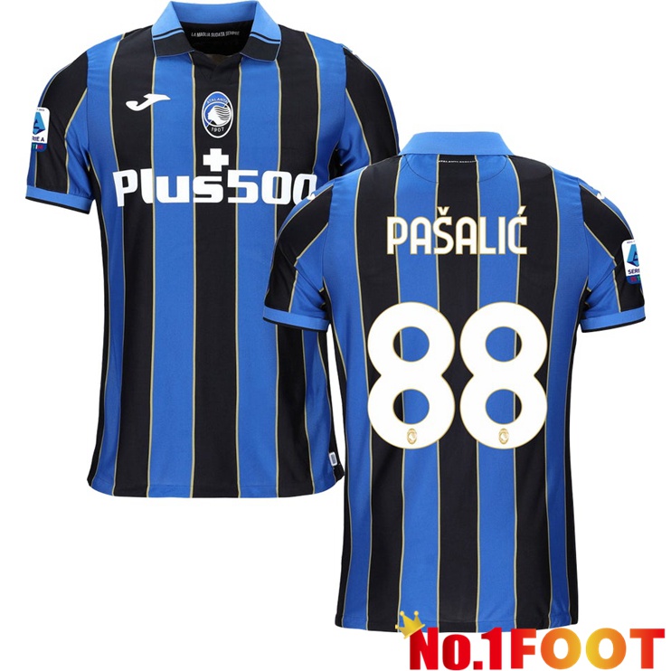 Atalanta（PASALIC 88）Home Jersey Blue/Black 2021/2022 - Click Image to Close