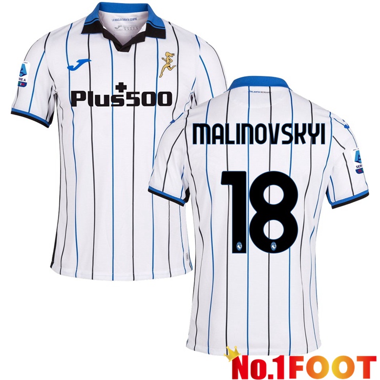 Atalanta（MALINOVSKYI 18）Away Jersey White 2021/2022