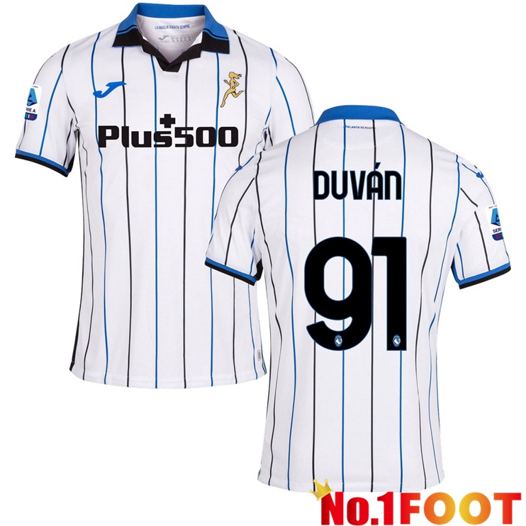 Atalanta（DUVAN 91）Away Jersey White 2021/2022