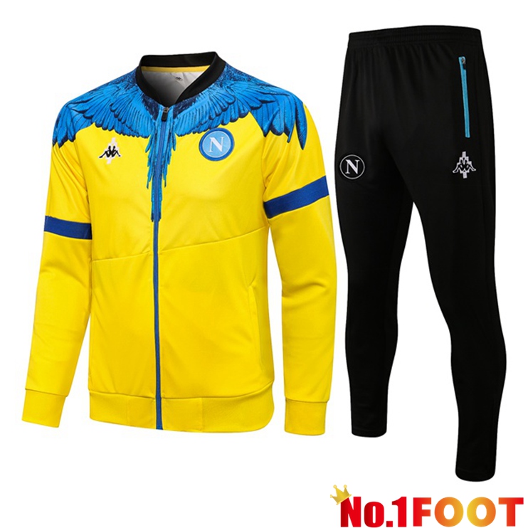 SSC Napoli Training Tracksuit Yellow Blue 2021/2022