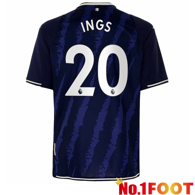 Aston Villa (Ings 20) Third Jersey Blue 2021/22