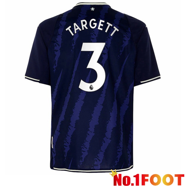 Aston Villa (Targett 3) Third Jersey Blue 2021/22