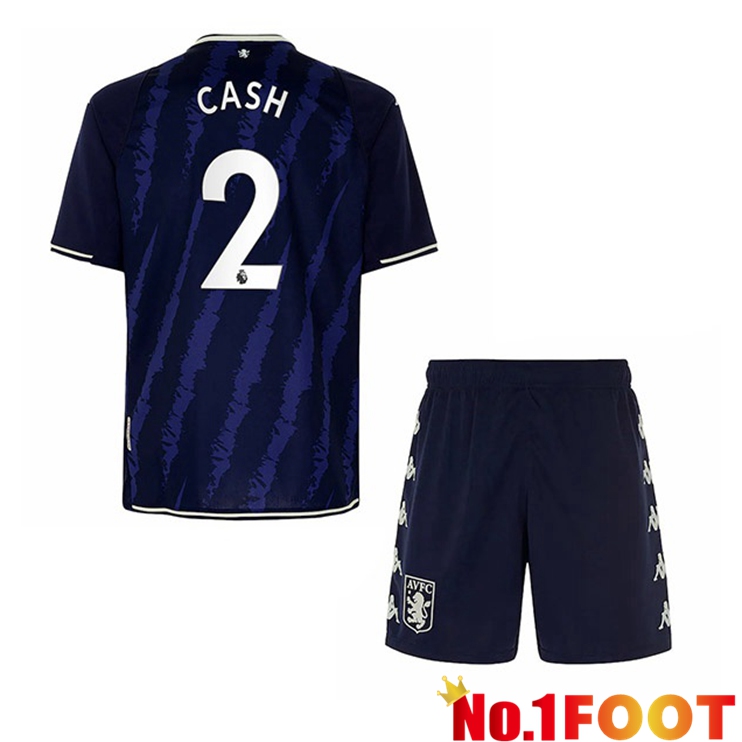 Aston Villa (Cash 2) Kids Third Jersey Blue 2021/22