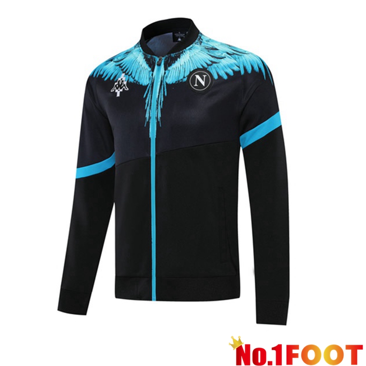 SSC Napoli Training Jacket Black Blue 2021/2022