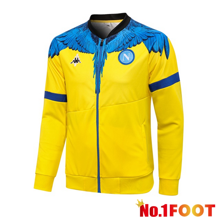 SSC Napoli Training Jacket Yellow Blue 2021/2022