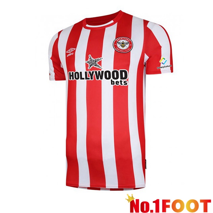 Brentford FC Home Jersey Red/White 2021/22