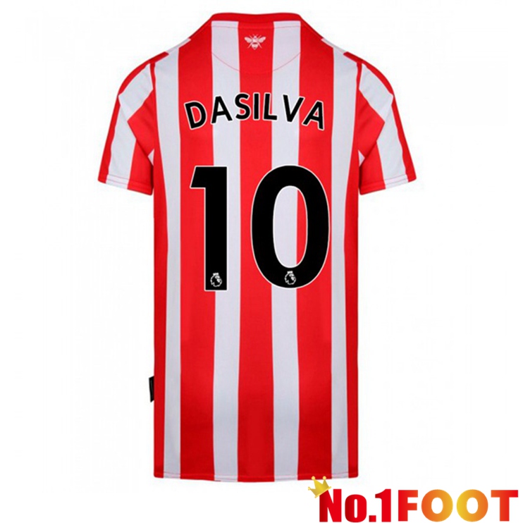 Brentford FC (DASILVA 10) Home Jersey Red/White 2021/22