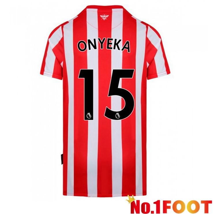 Brentford FC (ONYEKA 15) Home Jersey Red/White 2021/22