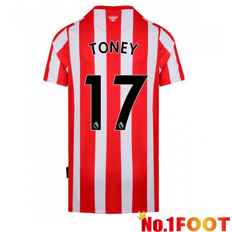 Brentford FC (TONEY 17) Home Jersey Red/White 2021/22