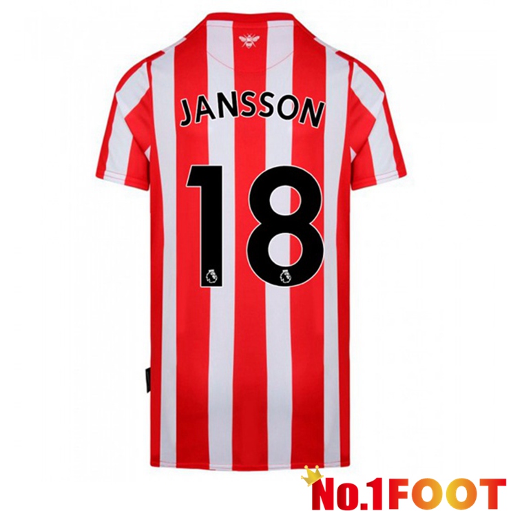 Brentford FC (JANSSON 18) Home Jersey Red/White 2021/22