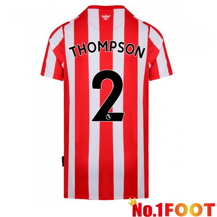 Brentford FC (THOMPSON 2) Home Jersey Red/White 2021/22