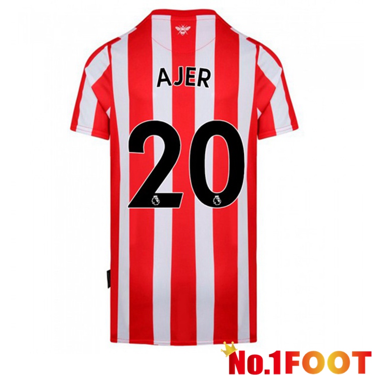 Brentford FC (AJER 20) Home Jersey Red/White 2021/22