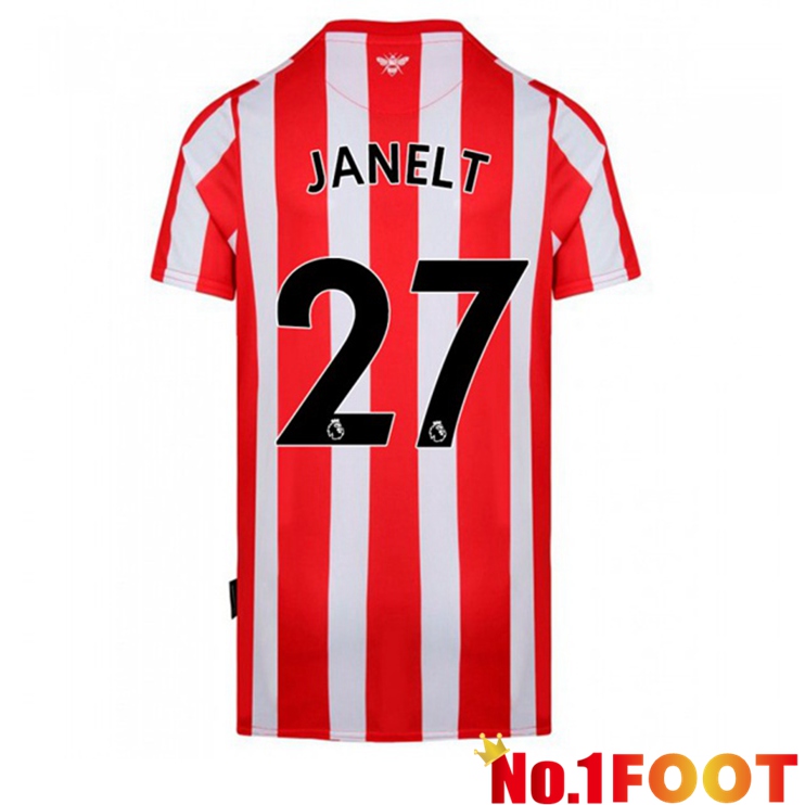 Brentford FC (JANELT 27) Home Jersey Red/White 2021/22