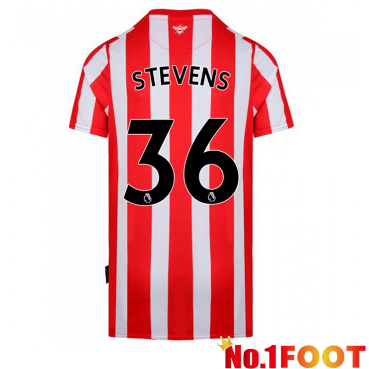 Brentford FC (STEVENS 36) Home Jersey Red/White 2021/22