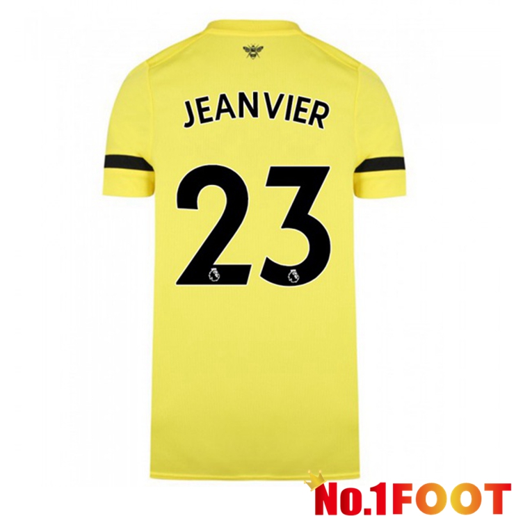 Brentford FC (JEANVIER 23) Away Jersey Yellow 2021/22