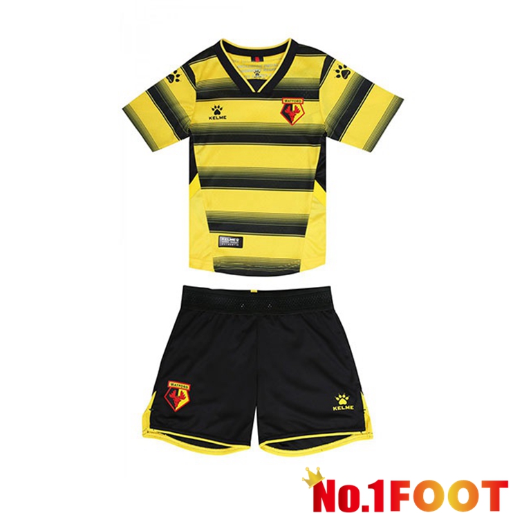 Watford FC Kids Home Jersey Yellow/Black 2021/22