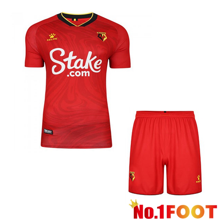 Watford FC Kids Away Jersey Red 2021/22