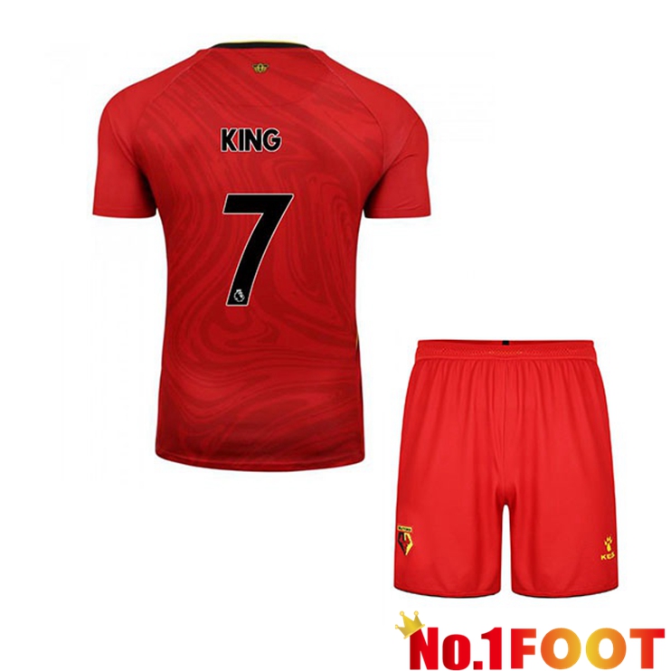 Watford FC (KING 7) Kids Away Jersey Red 2021/22