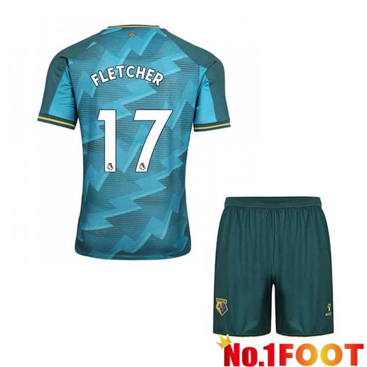 Watford FC (FLETCHER 17) Kids Third Jersey Blue 2021/22