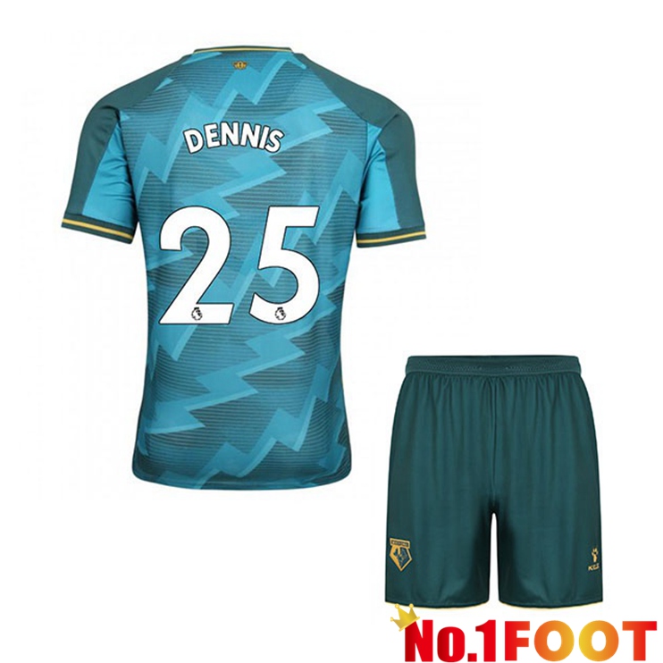 Watford FC (DENNIS 25) Kids Third Jersey Blue 2021/22