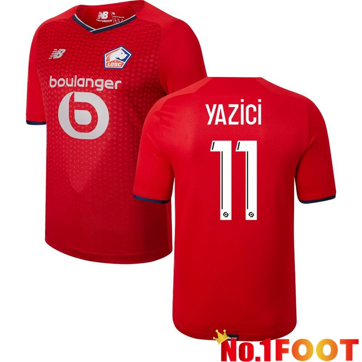 Lille LOSC (YAZICI 11) Home Jersey Red 2021/2022