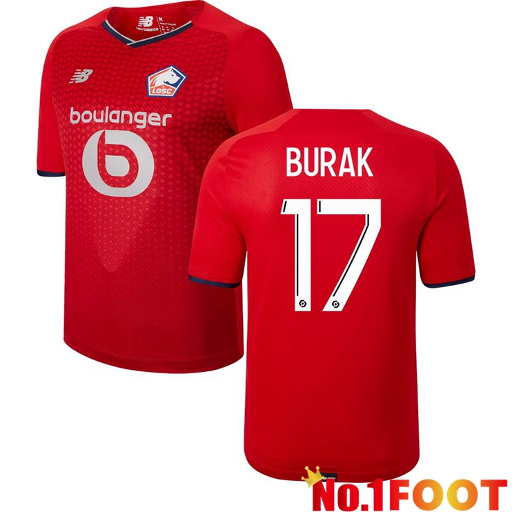 Lille LOSC (BURAK 17) Home Jersey Red 2021/2022