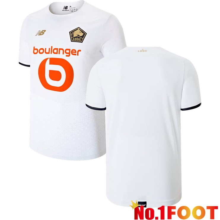 Lille LOSC Away Jersey White 2021/2022