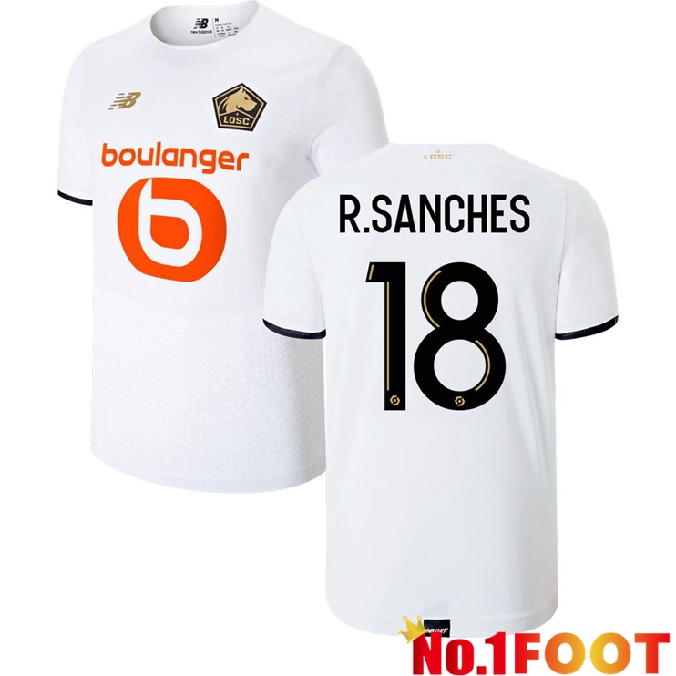 Lille LOSC (R.SANCHES 18) Away Jersey White 2021/2022